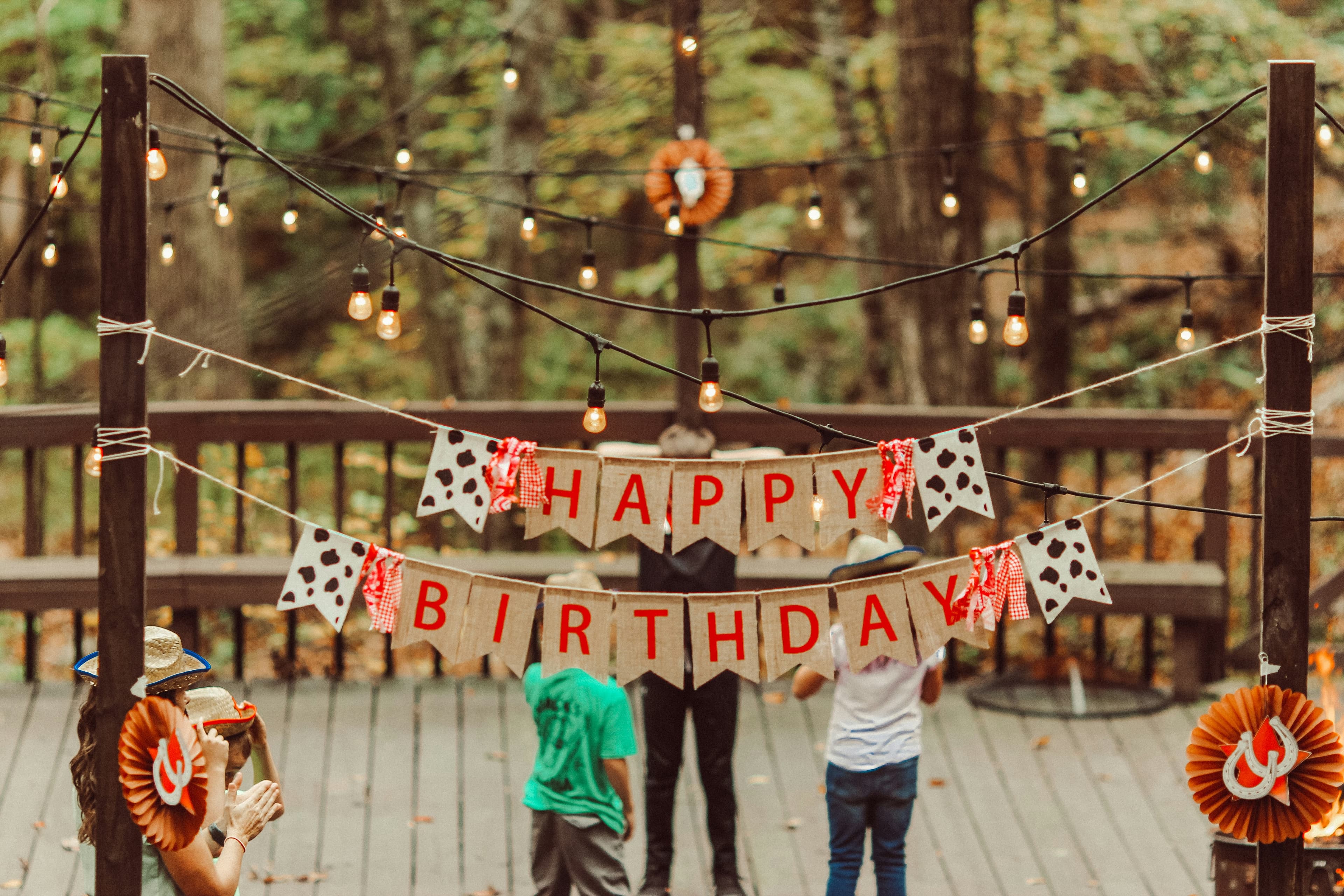 Birthday celebration decor