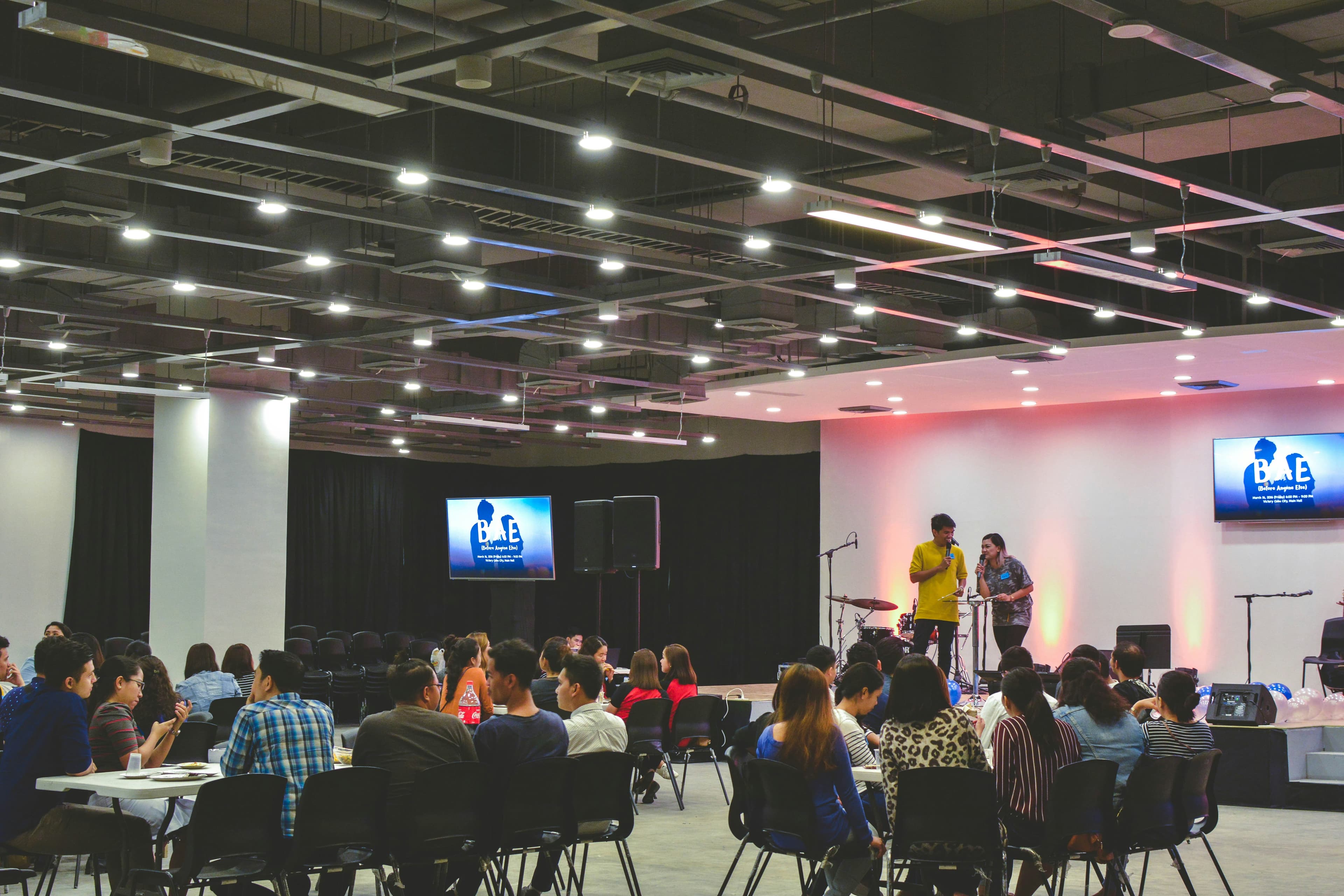 Corporate event stage