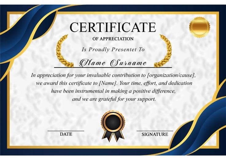 Certificate of Excellence 2023