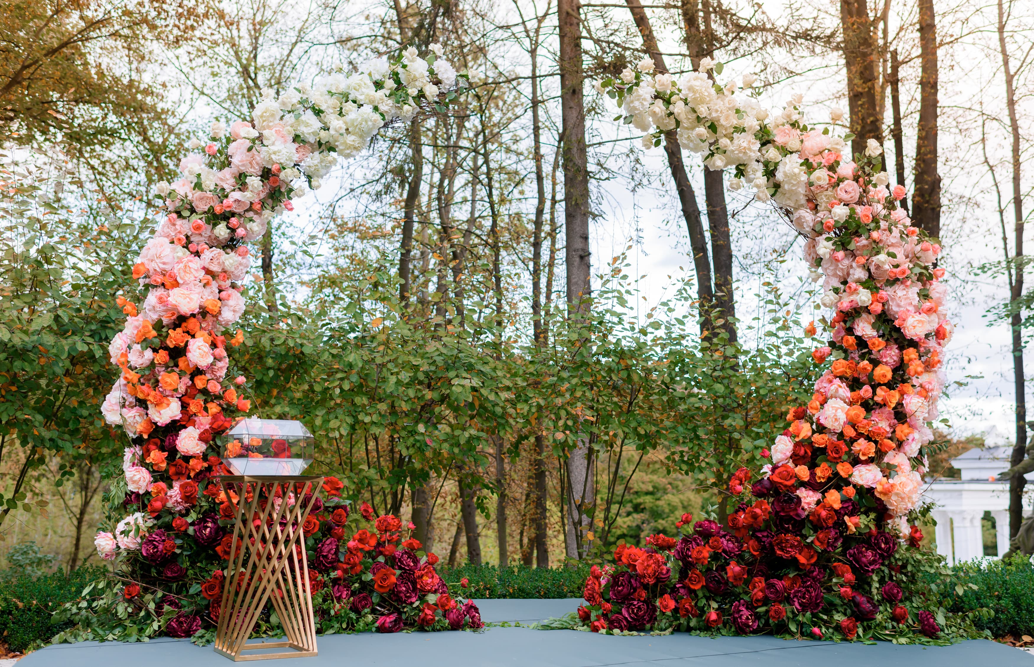 Decorated event table